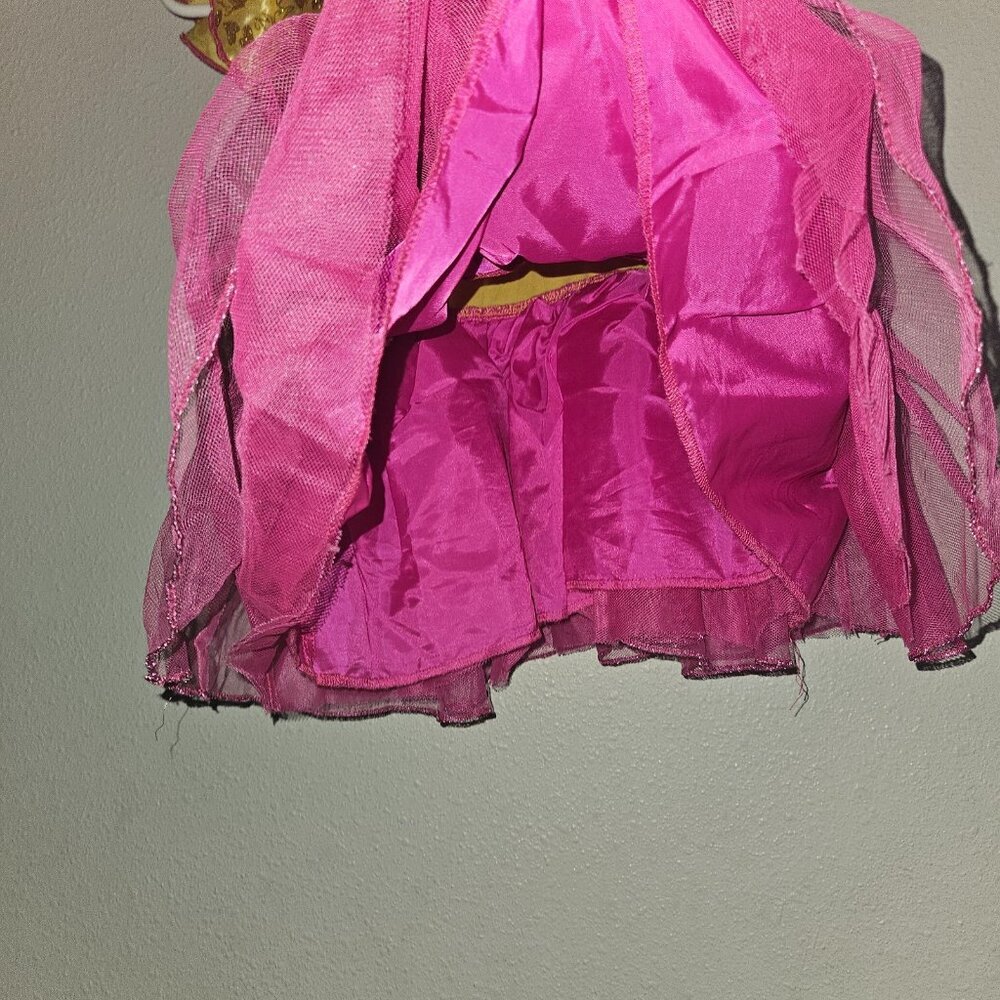 Disney Collection Fancy Nancy Halloween Costume Girls Medium 7-8 Glitter RARE - Picture 4 of 8